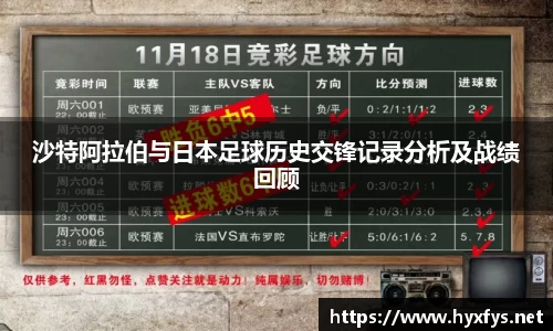 沙特阿拉伯与日本足球历史交锋记录分析及战绩回顾